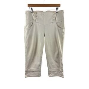 Women’s Armani Exchange Size 14 Cream Capris